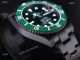 AAA Rolex Blaken Submariner Green Dial Knockoff Watch Swiss 3135 For Men (4)_th.jpg